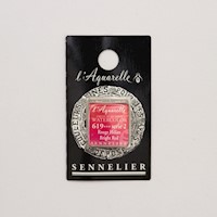 Sennelier French Artists' Watercolor, Half Pan, Bright Red S2 THUMBNAIL