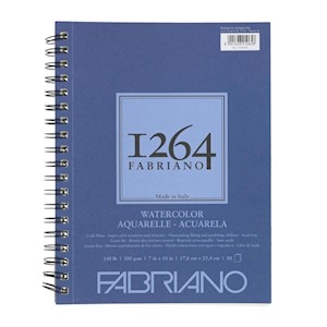 Fabriano 1264 Watercolor Pad, Spiral Bound MAIN