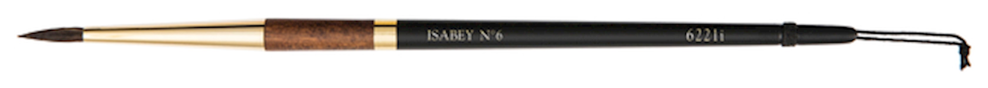 Isabey Vintage Siberian Blue Squirrel Brush, Round, 6 MAIN