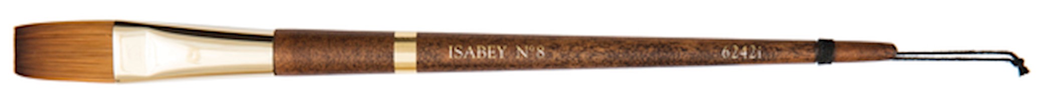 Isabey Vintage Isaqua Brush, Long Flat, 8 THUMBNAIL