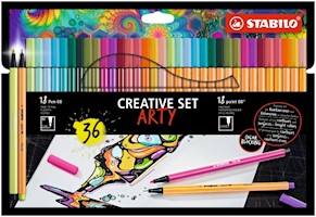 STABILO ARTY Creative Set, 36 Pens THUMBNAIL
