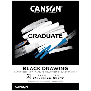 Canson Graduate Drawing Pad, Foldover, 9 x 12" MAIN