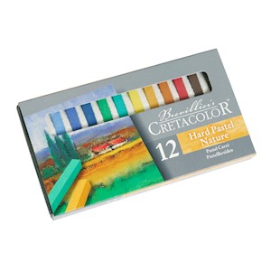 Cretacolor Hard Pastel Carré Set, Nature, Set of 12 MAIN