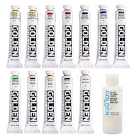 Golden Heavy Body Acrylic Set, 12-Color Heavy Body Mixing Set THUMBNAIL