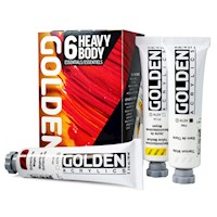 Golden Heavy Body Acrylic Set, 6-Color Heavy Body Essentials MAIN