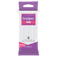 Premo! Sculpey Modeling Clay, 1 lb., White THUMBNAIL