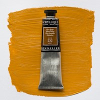 Sennelier Extra-Fine Artists' Acrylic Color, Tube, Yellow Ochre S1 THUMBNAIL