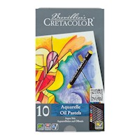 Cretacolor AquaStic Oil Pastel Set, 10-Color Set THUMBNAIL