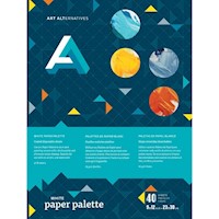 Art Alternatives White Paper Palette Pad THUMBNAIL