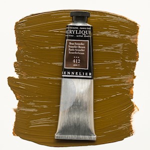 Sennelier Extra-Fine Artists' Acrylic Color, Tube, Sennelier Brown S2 MAIN