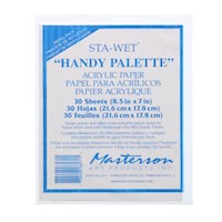 Sta-Wet Handy Palette Acrylic Refill Sheets, 8.5 X 7", 30 Sheets THUMBNAIL