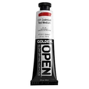 Golden OPEN Acrylic, C.P. Cadmium Red Medium MAIN