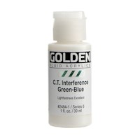 Golden Fluid Interference Acrylic, Interference Green Blue THUMBNAIL