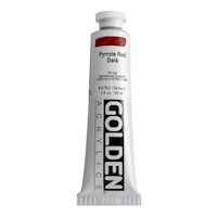 Golden Heavy Body Acrylic, 2 oz., Pyrrole Red Dark THUMBNAIL