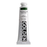 Golden Heavy Body Acrylic, 2 oz., Chromium Oxide Green Dark THUMBNAIL