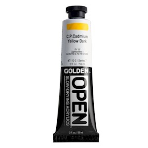 Golden OPEN Acrylic, C.P. Cadmium Yellow Dark MAIN