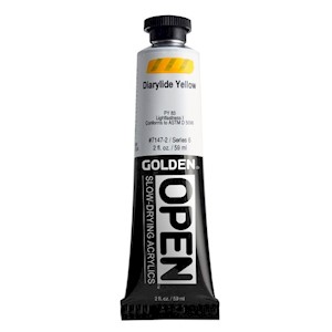 Golden OPEN Acrylic, Diarylide Yellow MAIN