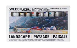 Golden OPEN Acrylic Landscape Set, 9-Colors THUMBNAIL