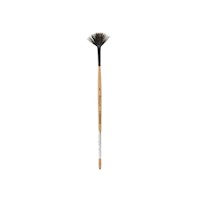 Princeton Brush Catalyst Polytip Short Handle Bristle Brush, Fan, 1 THUMBNAIL