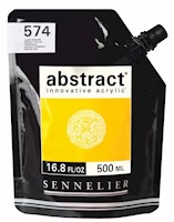 Sennelier Abstract Acrylics, Satin, 500ml, Primary Yellow THUMBNAIL