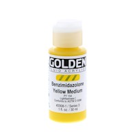 Golden Fluid Acrylic, Benzimidazolone Yellow Medium THUMBNAIL