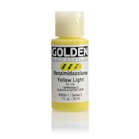 Golden Fluid Acrylic, Benzimidazolone Yellow Light THUMBNAIL