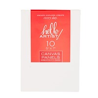 Hello, Artist! Canvas Panel, 5" x 7", 10 Pieces THUMBNAIL