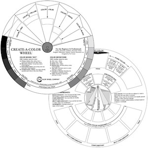 Color Wheel Co Create-A-Color Wheel, 9-1/4" Diameter MAIN