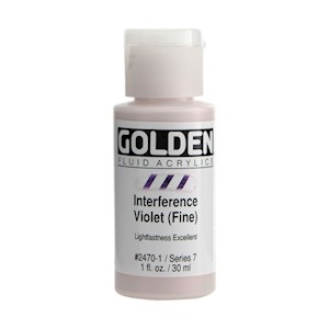 Golden Fluid Interference Acrylic, Interference Violet MAIN