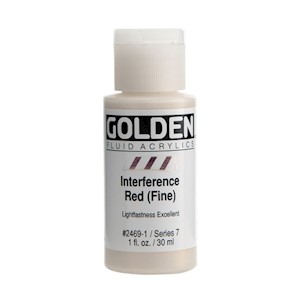 Golden Fluid Interference Acrylic, Interference Red MAIN