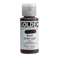 Golden Fluid Acrylic, Burnt Umber Light THUMBNAIL
