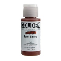 Golden Fluid Acrylic, Burnt Sienna THUMBNAIL