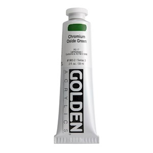 Golden Heavy Body Acrylics, Chromium Oxide Green MAIN