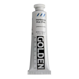 Golden Interference Acrylics, Interference Blue MAIN