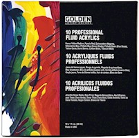 Golden Fluid Acrylic Set, 10-Colors THUMBNAIL