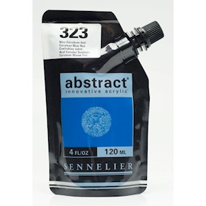 Sennelier Abstract Acrylic, 120ml, Satin, Cerulean Blue Hue MAIN