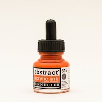 Sennelier Abstract Acrylic Ink, 30ml Bottle, Cadmium Red Orange Hue THUMBNAIL