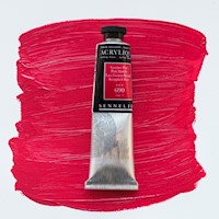 Sennelier Extra-Fine Artists' Acrylic Color, Tube, Pink Madder S3 THUMBNAIL