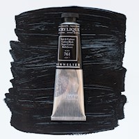 Sennelier Extra-Fine Artists' Acrylic Color, Tube, Carbon Black S1 THUMBNAIL