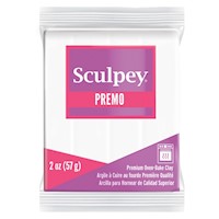 Premo! Sculpey Modeling Clay, 2 oz., White THUMBNAIL