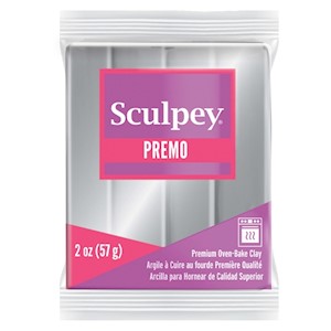 Premo! Sculpey Modeling Clay, 2 oz., Silver MAIN