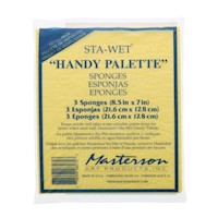 Sta-Wet Handy Palette Sponge Refill, 8.5 x 7", 3/Pkg. THUMBNAIL