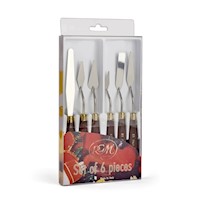 RGM Italian Plus Painting Knife Set, 6-Pieces THUMBNAIL