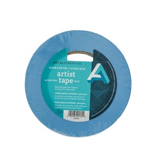 Art Alternatives Artist Tape, 3/4" x 60 yds, Blue LARGE