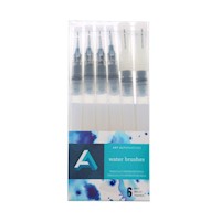 Art Alternatives Empty Waterbrush Set, Assorted Sizes, 6-pieces THUMBNAIL