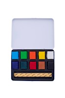 Cretacolor Aqua Brique Watercolor Block 10-Color Tin Set, Aqua Brique 10 Color Set THUMBNAIL