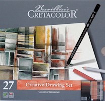 Cretacolor Creativo Tin Drawing 27-Piece Set THUMBNAIL