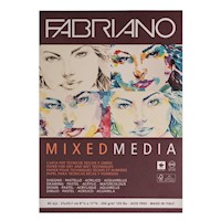 Fabriano Mixed Media Pad, 40 Sheets, 250 gsm, 9" x 12" THUMBNAIL