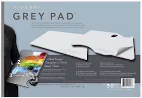 New Wave Grey Pad Paper Palette, 11" x 16", 50 Sheets/Pad THUMBNAIL