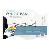 New Wave White Pad Paper Palette, Hand Held THUMBNAIL